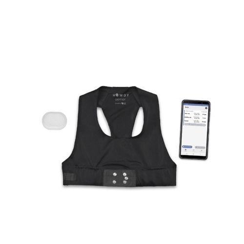 ウェアラブルデバイスバイタルサイン モニター - HOWDY SENIOR - Comftech - ECG / 心拍数 / 呼吸回数