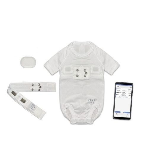 ウェアラブルデバイスバイタルサイン モニター - HOWDY - Comftech - ECG / 心拍数 / 呼吸回数