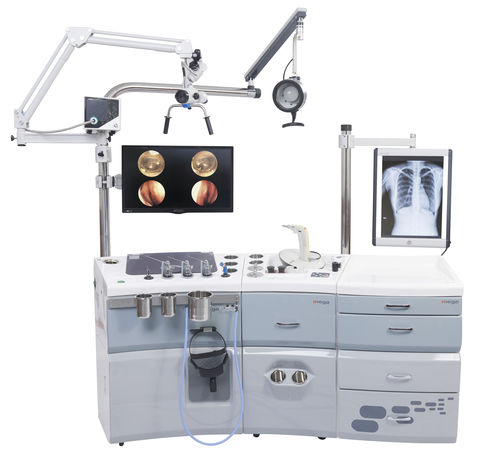 耳鼻咽喉科用ワークステーション - NET-600A - Mega Medical - 内視鏡消毒用 / 卓上 / モジュール式