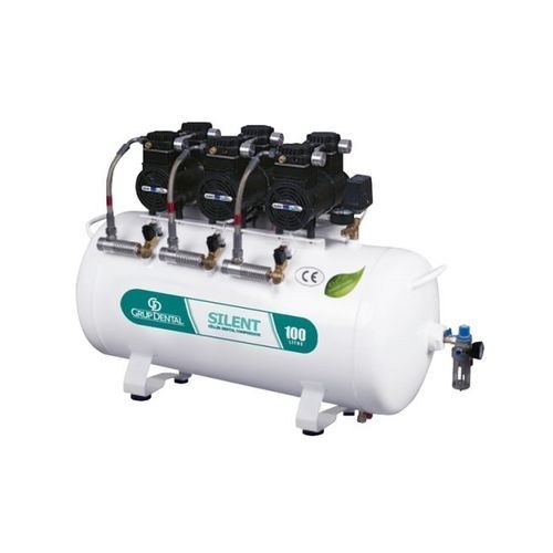 歯科コンプレッサー - GP SILENT 100LT 6HP - Grup Dental Medikal - オイルフリー / 乾式 / サイレント