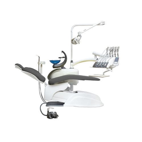 電子機械アームチェア付歯科ユニット - QUATRO ROD - Grup Dental Medikal - フレキシブル ヘッドレスト付き / デリバリーシステム付き / 照明付き