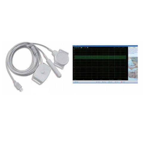 胎児心拍数超音波胎児モニター - HYZ800H  - HYZMED Medical - 双子の胎児心拍数用 / 酸素飽和度 / タッチパネル付き