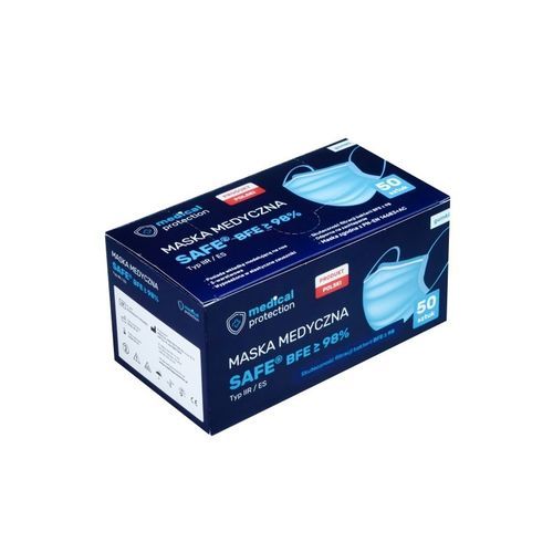 コットン防護マスク - SAFE® type IIR ES - Medical Protection - ポリエステル製 / フィルター付き / ハーフフェイス