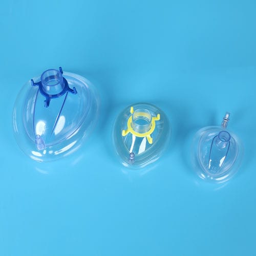 大人用麻酔マスク - MM series - Haiyan Kangyuan Medical Instrument - 子供用 / 新生児用 / PVC