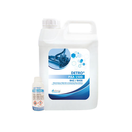 手術器具用消毒剤 - Detro PAA 1500 - Detro Healthcare - 内視鏡用 / 歯科器具用 / ガラス用