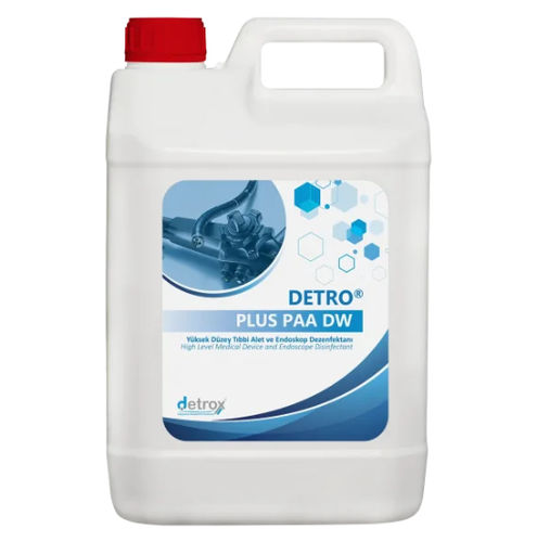 手術器具用消毒剤 - Detro Plus PAA DW - Detro Healthcare - 内視鏡用 / 液体 / 5000ml