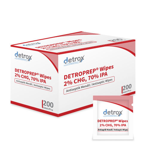 個人衛生用ウェットティッシュ - Detroprep  - Detro Healthcare - 200枚入り