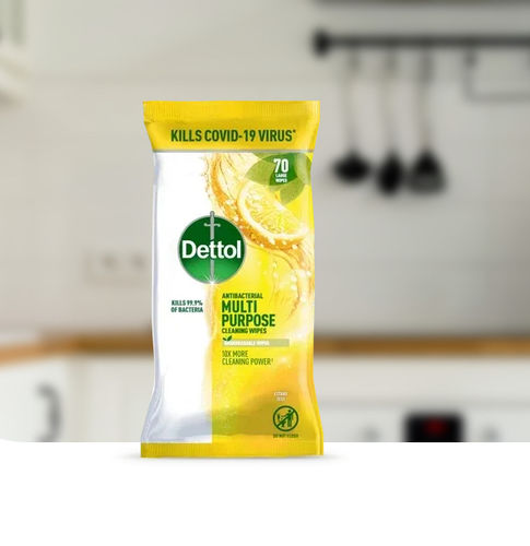 床・表面用ウェットティッシュ - Citrus Zest - Dettol
