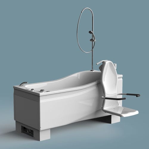 電動式医療用バスタブ - Compact Plus - Astor Bannerman - 高さ調節可 / 入浴用椅子付き