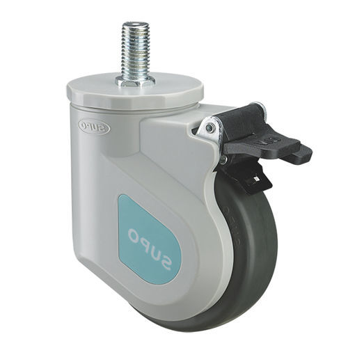 医療機器用キャスター - 1M-HP02-02-100-231 - Zhongshan Xiangrong Caster Manufacturing Co.,Ltd - ポリウレタン製