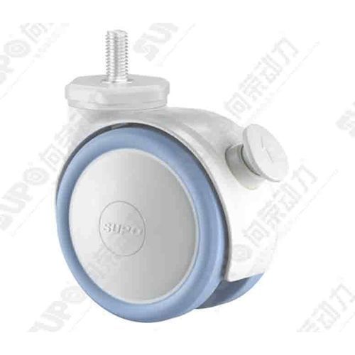 医療機器用キャスター - 1M-WP22-02D-100-273 - Zhongshan Xiangrong Caster Manufacturing Co.,Ltd - ポリウレタン製