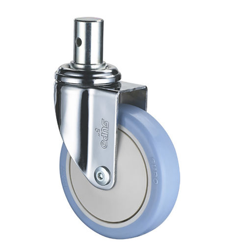 ポリプロピレン製車輪 - 1M-C01-05-100-271 - Zhongshan Xiangrong Caster Manufacturing Co.,Ltd - ブレーキ付き / 回転