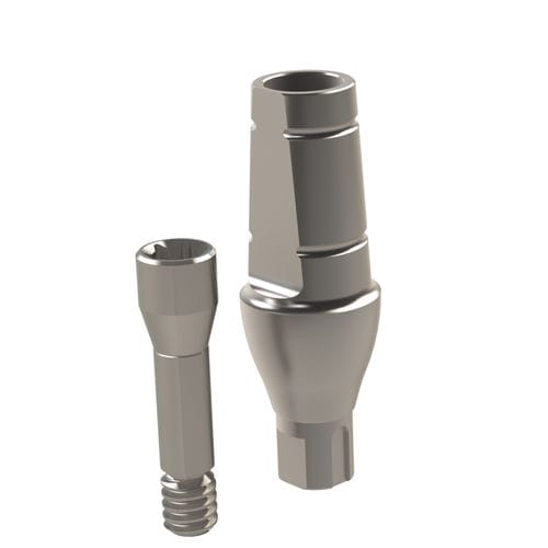 チタン製インプラントアバットメント - Straumann®  - Heliocos GmbH - 内側 / ストレートタイプ / セメント固定