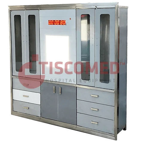 医療器具用キャビネット - TORC 2810 - Tiscomed - レントゲンフィルム用 / 手術室用 / 棚付き