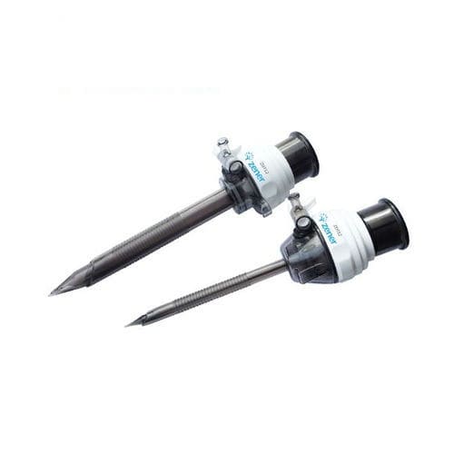 腹腔鏡検査用トロカール - ZDT5 - Changzhou Zener Medtec - 刃付き / 吹送口付 / スリーブ付