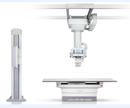 デジタルX線撮影装置 - Keen Ray DR2800F - Shenzhen Lanmage Medical Technology - 多目的X線撮影用 / 床置型ブッキ－ / 天井取り付け式伸縮チューブスタンド付き