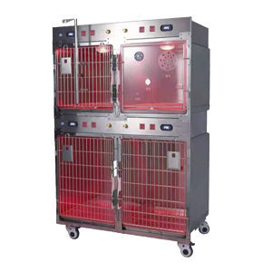 モジュール式動物用ケージ - HCG-12 - Shanghai TOW Intelligent Technology - キャスター付き