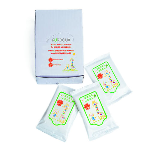 赤ちゃんの衛生用ウェットティッシュ - Pürdoux™ - Choice One Medical - 10枚入り