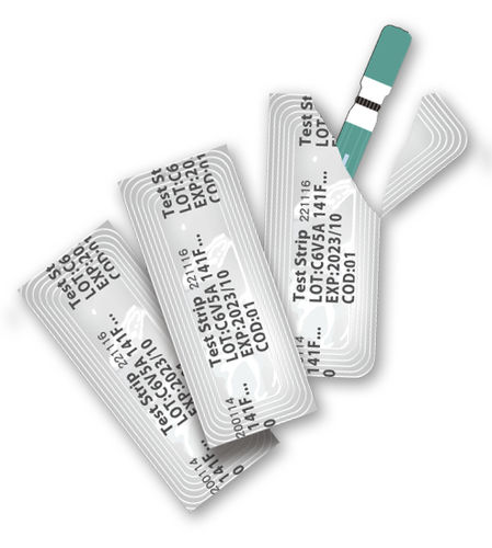 糖尿病用試験紙 - Foil Packet - HMD Biomedical - グルコース取り込み / グルコース / 血液