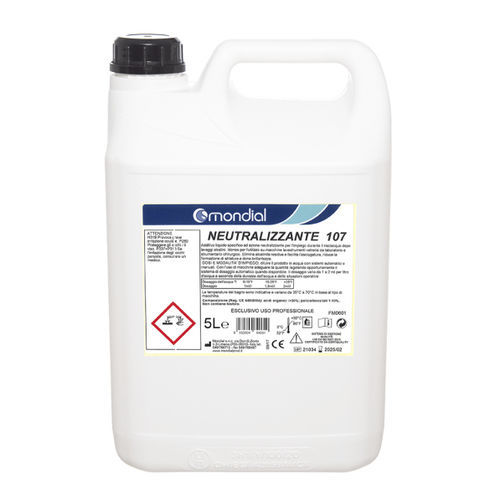 液体洗剤 - NEUTRALIZZANTE 107 - Mondial - 5000ml / 洗濯機用 / 中性