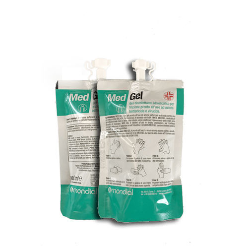 100ml手指消毒剤 - MED GEL - Mondial