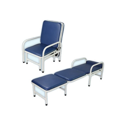 転換可能休息用アームチェア - MC-3 - jia mei medical products co.,ltd - 手動式 / 革製 / 背もたれ調節可能な