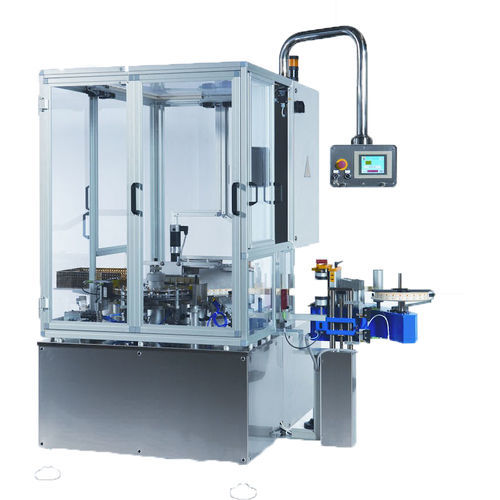 バイアルラベル貼付機 - ETIFIALE - Albertina Machinery - 薬剤アンプル用 / バーコード用