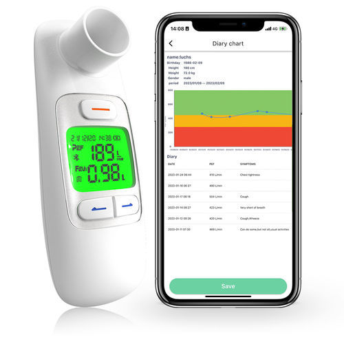 電子ピークフローメーター - Pro - Shanghai Sonmol Medical Devices - 携帯型