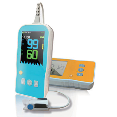 手持ち型パルスオキシメータ - SatLite - Zug Medical Systems - 医療用 / カプノグラフ付 / 青