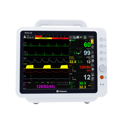 携帯型患者モニター - Primo i5 - Ordamed - ベッドサイド用 / ECG / RESP
