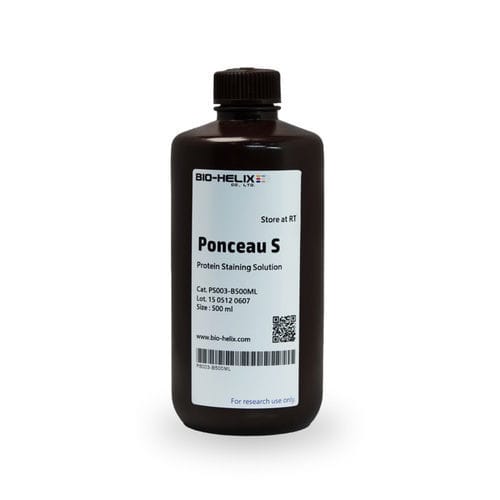溶液試薬 - Ponceau S - Bio-Helix - 染色液 / タンパク質ラダー / ウェスタンブロット法用