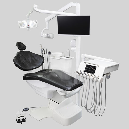電動椅子付き歯科ユニット - SELECT-R - Select Dental SA - フレキシブル ヘッドレスト付き / 両手利き / モニター付き