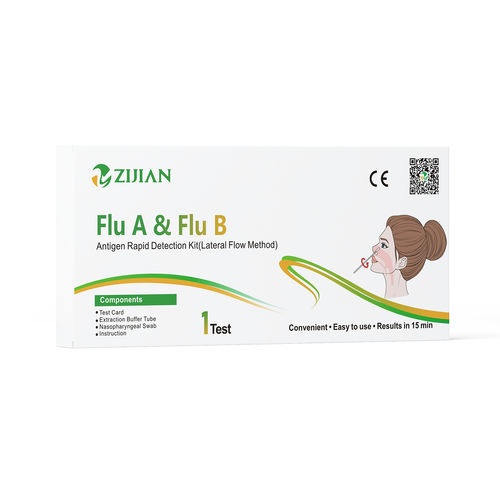 感染病用検査キット - Shenzhen Zijian Biotechnology Co., Ltd. - 抗原 / インフルエンザA型 / インフルエンザB型