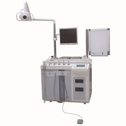 耳鼻咽喉科用ワークステーション - LJS7200 - Hubei CFULL Medical Technology - 照明付き / モニター付き