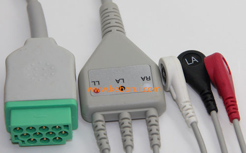 ECGケーブル - KG160753SA - Shenzhen Keborui Electronics Co., Ltd