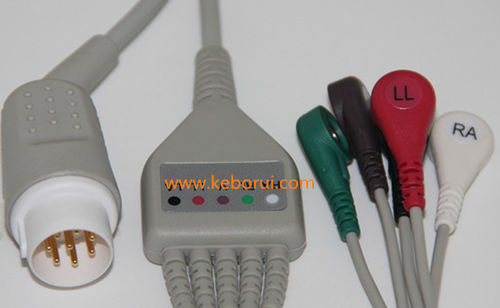 ECGケーブル - KG25095SA - Shenzhen Keborui Electronics Co., Ltd