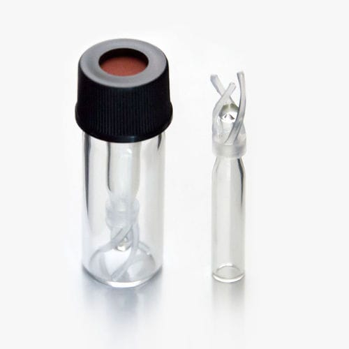 HPLC用フラスコ - Micro-Inserts with polyspring - ZHEJIANG AIJIREN TECHNOLOGY INC. - ガスクロマトグラフ用 / ガラス製