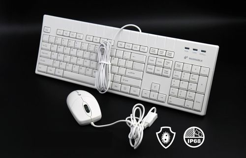 テンキー医療用キーボード - ATM-PK106 - Shezhen AITmon Technology Co,.Ltd - シリコン / 抗菌性 / 抗菌