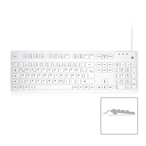 テンキー医療用キーボード - ATM-SK400H - Shezhen AITmon Technology Co,.Ltd - シリコン / 密閉 / 洗える