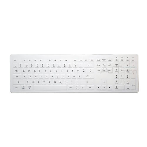 テンキー医療用キーボード - ATM-SK421 - Shezhen AITmon Technology Co,.Ltd - シリコン / 抗菌性 / 洗える