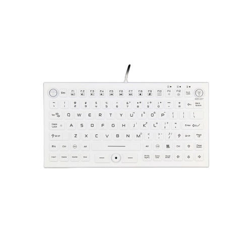 ポインティングデバイス付き医療用キーボード - ATM-SK414 - Shezhen AITmon Technology Co,.Ltd - シリコン / 洗える / USB