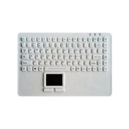 タッチパッド付き医療用キーボード - ATM-SK412T - Shezhen AITmon Technology Co,.Ltd - シリコン / 洗える / USB