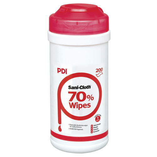床・表面用ウェットティッシュ - Sani-Cloth® 70 - PDI International - 200枚入り