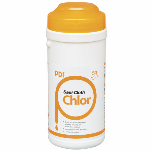 床・表面用ウェットティッシュ - Sani-Cloth® Chlor - PDI International - 50枚入り