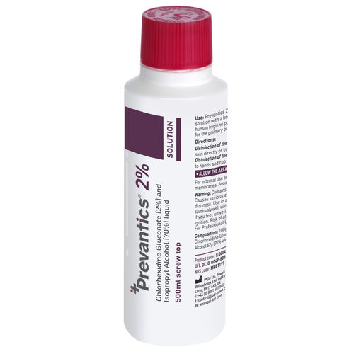 70%手指消毒剤 - Prevantics 2% - PDI International - 500mL
