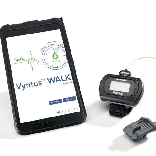 ワイヤレス身体活動モニター - Vyntus™ WALK - JAEGER MEDICAL - 手首用 / GPS付