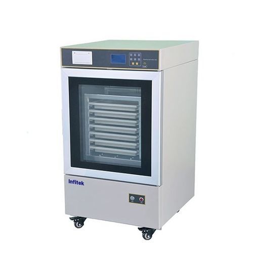 プレート用実験用培養器 - POI-5II - Infitek - キャスター付き / 扉1枚 / 振動