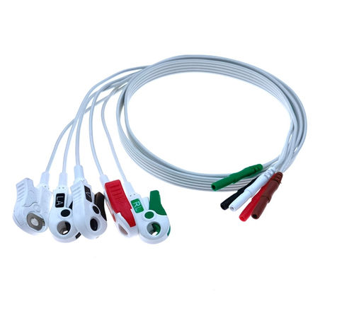 3芯ECGケーブル - EL103SA-DIN - Shenzhen Redy-Med Technology Co.,Ltd - 5芯