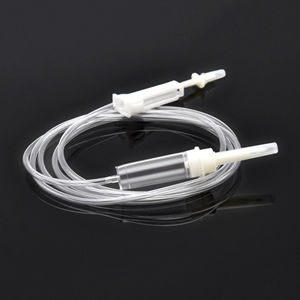 ポリ塩化ビニル輸液セット - REF- IV-24 - Anhui JN Medical Device - Yポートコネクター付き / ラテックスフリー部品付