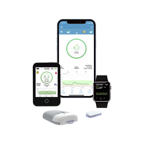 医療訓練用iOS アプリケーション - TouchCare® Nano - Medtrum - 糖尿病管理用 / 共有 / 制御